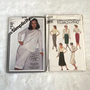 2 Simplicity Sewing Patterns